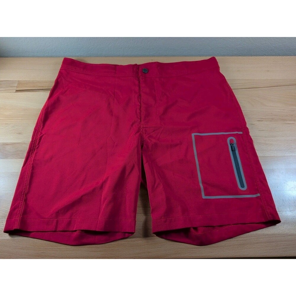 Mack Weldon Board Shorts Men's Size 39/40 Red Swim Trunks Quick Dry